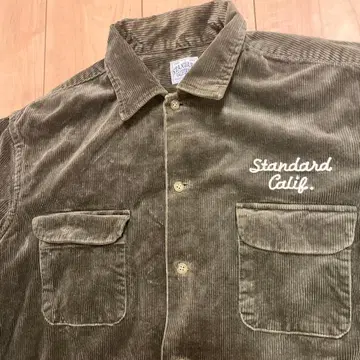 Standard Calif. 코듀로이 셔츠 L 사이즈