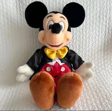 도쿄 디즈니랜드 미키마우스 봉제 인형 레트로 턱시도 빈티지