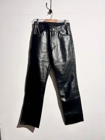 Vanson 반손 가죽 팬츠 W31