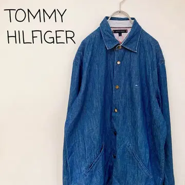 [ 새상품급 ] TOMMYHILFIGER 데님 셔츠 자켓