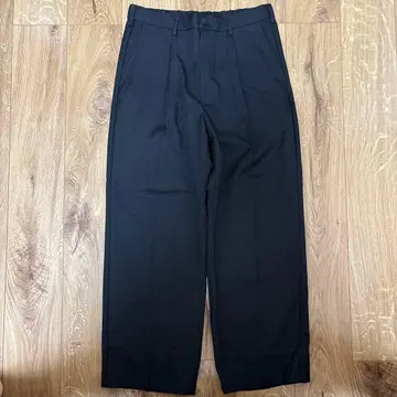 블랙 와이드 슬랙스