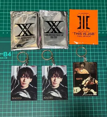 3 JSB NAOTO 사진 키링 3세트