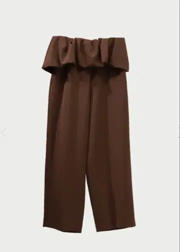 machatt 신상 페플럼 팬츠 브라운 machatt