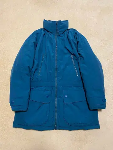 90s Eddie Bauer 화이트 택 구스 다운 다운 파카