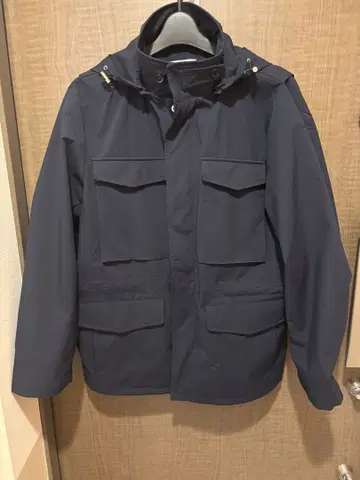 L&W 디자인 남성용 코트 나일론 네이비 M 사이즈