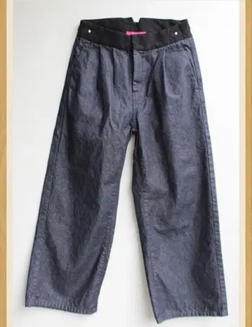 sh-ho sup 시호스프 디자인 와이드 데님 팬츠