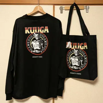 새상품 가면라이더 쿠우카 토트백 긴팔 셔츠 2세트 아베일