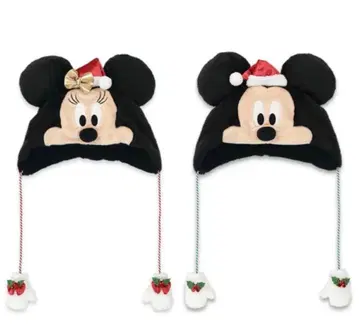 [ 새상품 ] 디즈니 크리스마스 2025 미키 미니 팬캡 세트