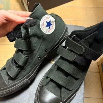 CONVERSE ALL STAR 블랙 스니커즈