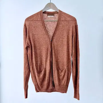 TOMORROWLAND 오가닉 린넨 V넥 가디건 S