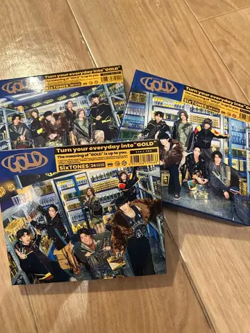 SixTONES GOLD 앨범 3형태 세트