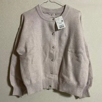 이번 시즌 최신작 허니즈 얇은 핑크색 버튼 가디건