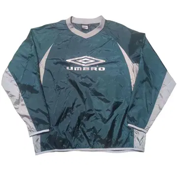 엄브로 나일론 풀오버 피스테 그린 그레이