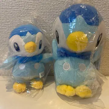 포켓몬 센터 한정판 타카라토미 팽도리 봉제 인형 마스코트 세트