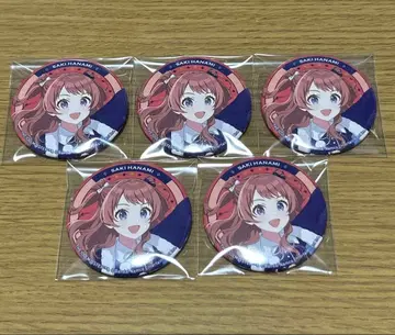 학마스 시파라 캔뱃지 하나우미 사키 5점