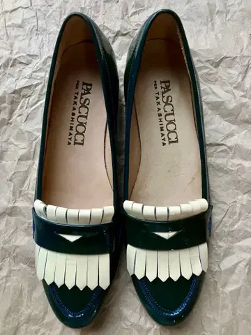 PASCUCCI 바이컬러 플랫슈즈 37.5