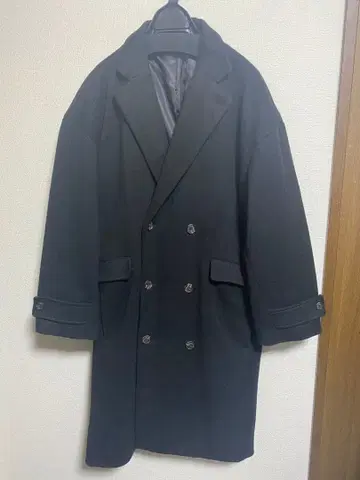 Casper John 멜톤 더블 체스터 코트