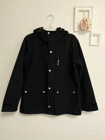 보아 라이너 포함 마운틴 후드티 자켓 블랙 L 사이즈