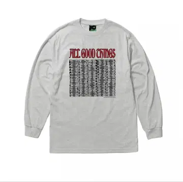 peate My cassette L/S T-shirt(gray)