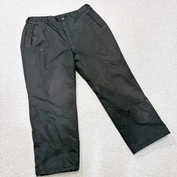 지베크 방한복 하의 팬츠 블랙 허리밴딩 프리 사이즈