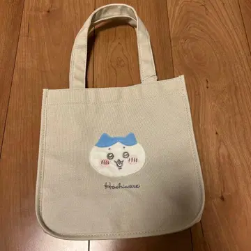 치이카와 (먼작귀) 하치와레 복슬복슬 와펜 미니 토트백