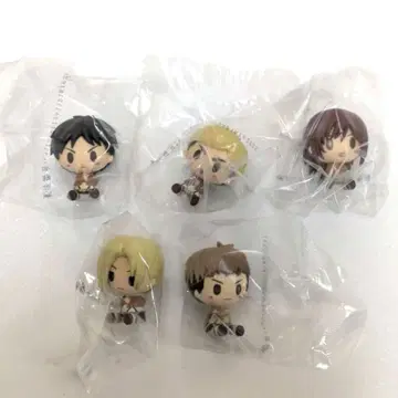 제일복권 진격의 거인 G상 쵸코놋코 피규어 5종 세트