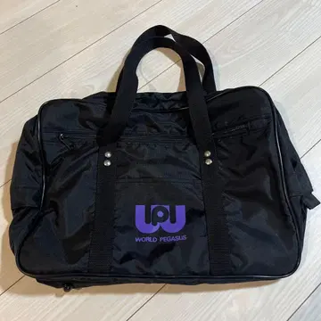 와페 월드 페가수스 스쿨백 블랙 보라색