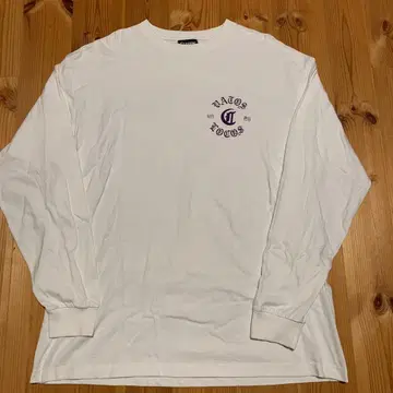 클래식 오리지널 클로징 Vatos Locos 롱 T 사이즈 XL 화이트