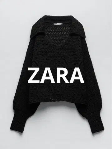[ ZARA ] 폴로 넥 니트 스웨터