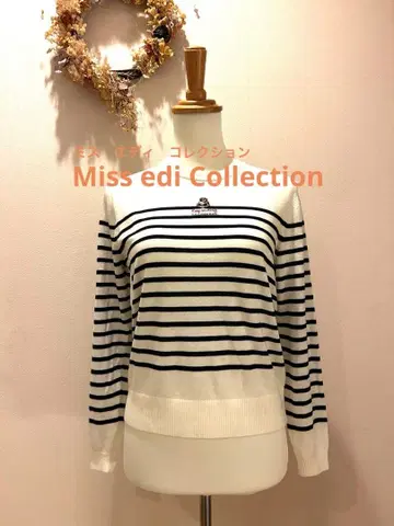 Miss edi Collection 미스에디 컬렉션 보더 무늬 스웨터