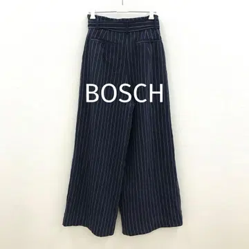 BOSCH B ability 보쉬 스트라이프 리본 포함 와이드 팬츠