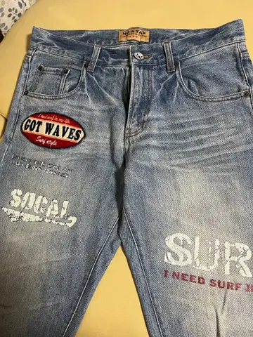 남성용 데님 팬츠