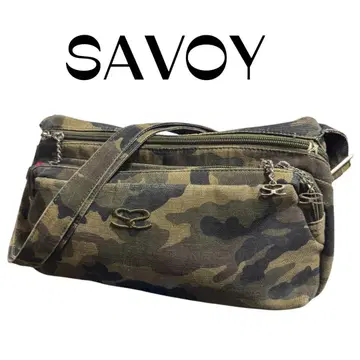 SAVOY 사보이 숄더백 카메라백 카모플라쥬 카키 Y2K 2WAY