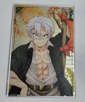 귀멸의 칼날 x 선샤인 시티 메탈릭 보드 시나즈가와 사네미