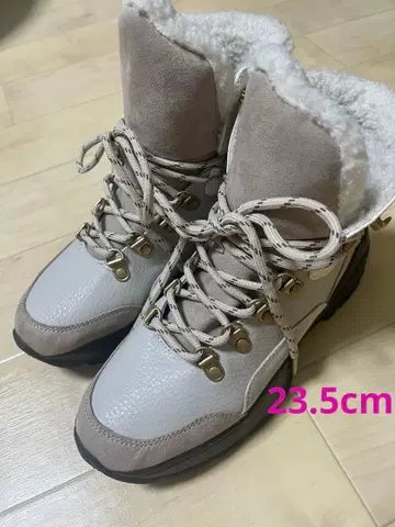 23.5cm 방수 스노우 부츠, 하이컷 부츠, 여성용