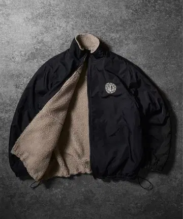 kutir 2way 리버서블 나일론 보아 블루종 아우터