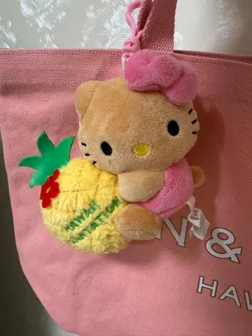 인기 [ 하와이 한정판 ] 일광화상 키티 키링 인형 플랜테이션 한정판