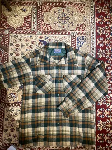 70s Pendleton 울 셔츠 M