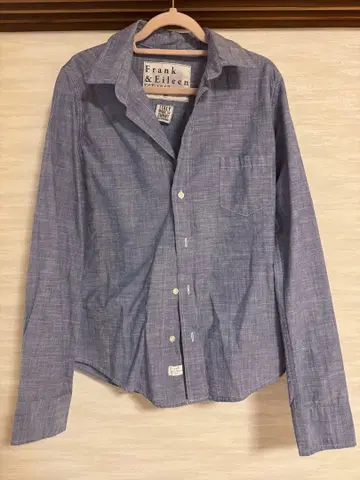 Frank & Eileen 블루 셔츠 XS