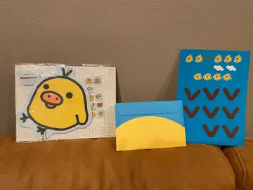 리락쿠마 키이로이토리 레터 세트