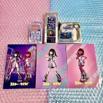 밀서브 쁘띠풍 씰 핸드폰풍 아크릴 케이스 연결 키링 카나타