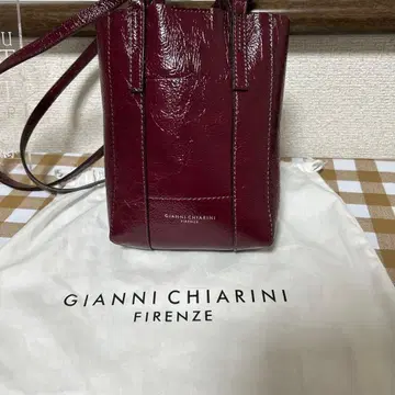 GIANNI CHIARINI 버건디 숄더백