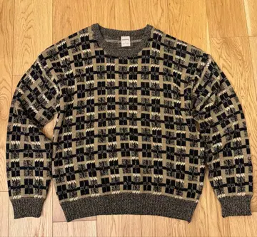 [ 구제 의류 ] 빈티지 WINDRIDGE 체크 무늬 니트 스웨터 XL
