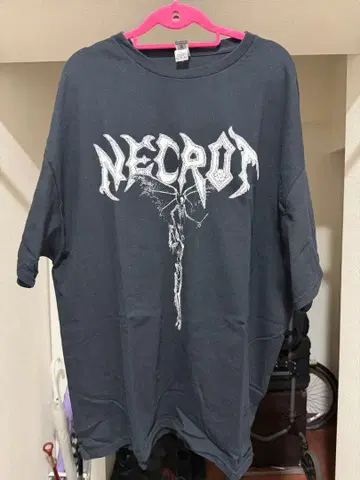 NECROT 블랙 T셔츠 XXL 데스메탈