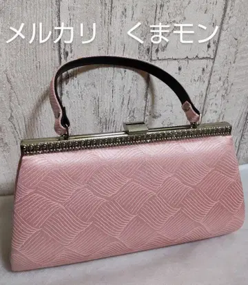 [배송비 포함] 핸드백 핑크 기모노 가방