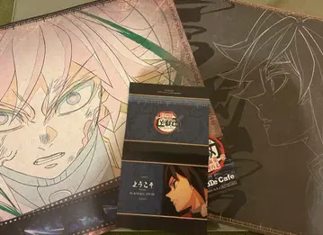 귀멸의 칼날 ufotable 카페 다이닝 런치 매트 토미오카 기유