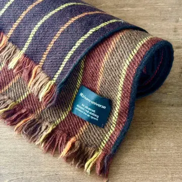 nano universe / 나노 유니버스 머플러 브라운 스트라이프