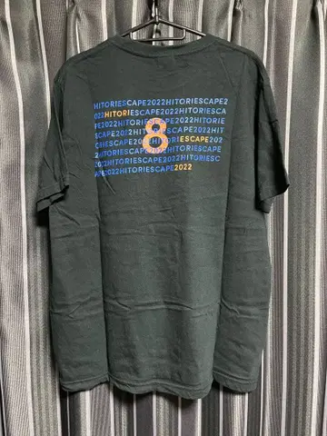 히토리 에 [ 8 ] T셔츠 블랙 XL