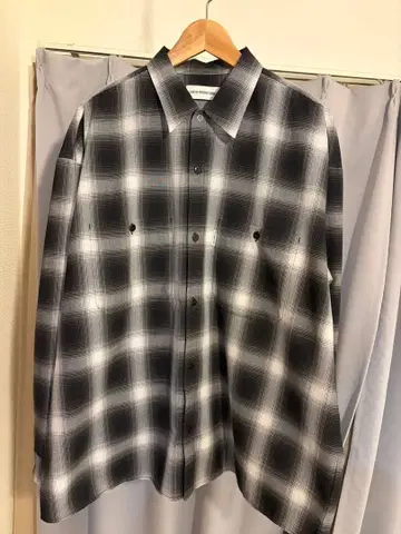 COOTIE PRODUCTIONS 옴브레 체크 셔츠