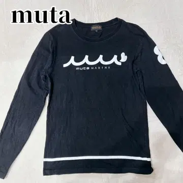 무타 마린 muta MARNE 롱 티셔츠 뒷면 로고